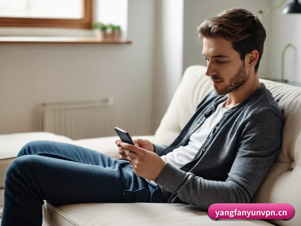 扬帆云VPN APP 界面